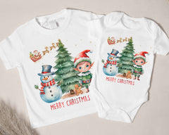 Siblings Christmas Matching Outfit - Christmas Sibling Shirts, Christmas Matching Outfits - Brother Gift Set