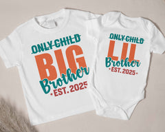 Big Brother & Little Brother Matching Outfit - Matching Sibling Shirts, Matching Outfits - Brother Gift Set, Big Sister Outfit