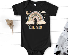 Big Sis & Little Sister Matching Outfit - Rainbow Sister Shirts, Rainbow Theme Matching Outfits - Sisters Gift Set, Big Sister Outfit