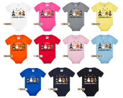 Matching Halloween Outfit for Mom and Baby – Spooky Crew Bodysuit and T-Shirt Set – Personalised Family Halloween Shirts