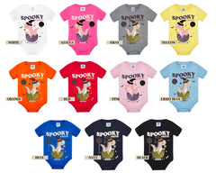 Spooky Crew Matching Outfit for family - Personalized Matching shirt for brothers, Halloween Matching Shirts for Sister, Spooky Crew Outfit