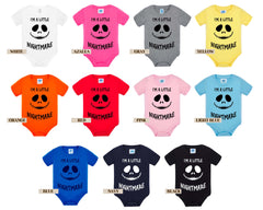 I'm a little Nightmare Baby Bodysuit, Nightmare Clothing for Baby, Costume Halloween Body for Gift, Halloween Gift for Baby Announcement