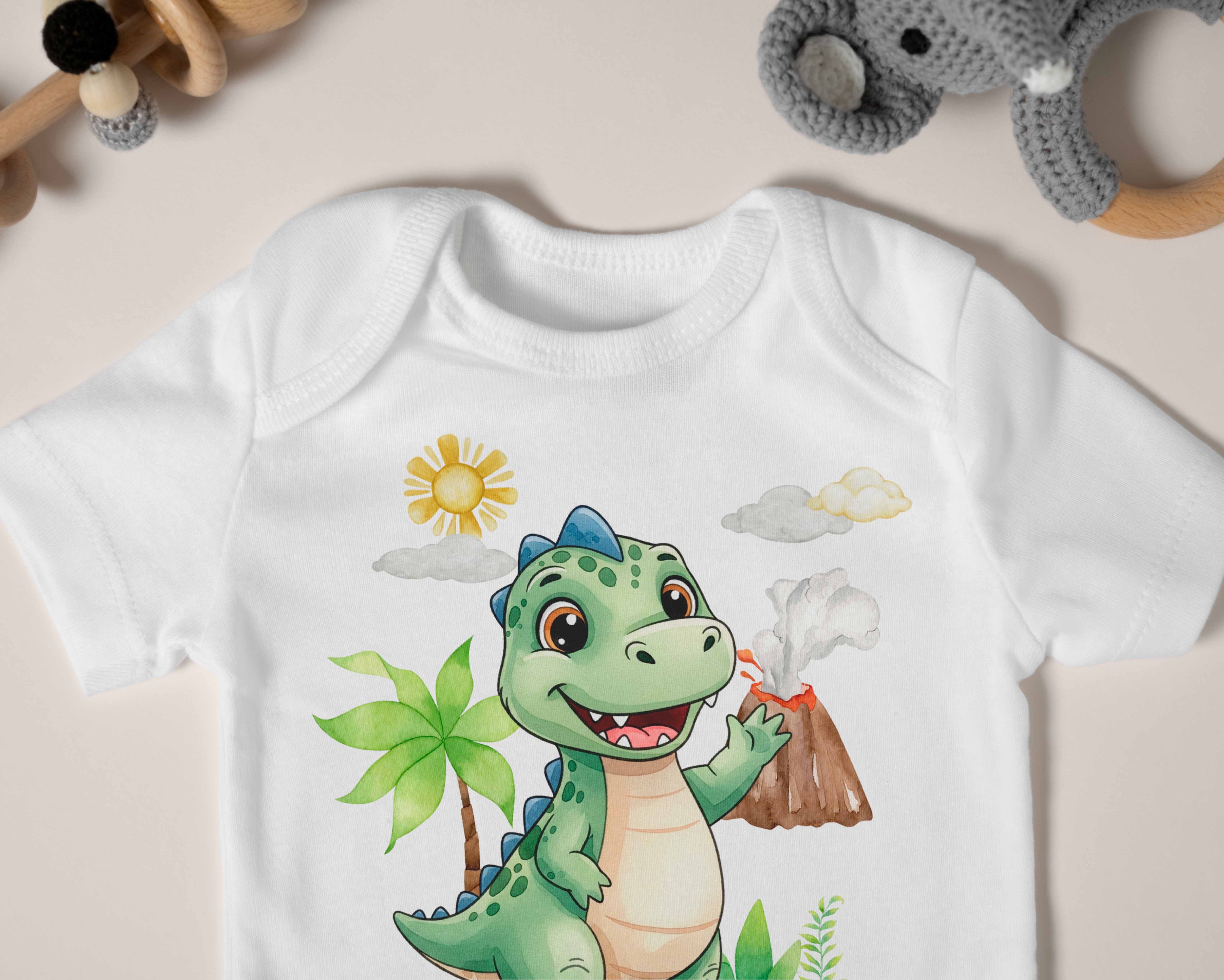 Big Brother & Little Sister Matching Outfit - Dinosaur Sibling Shirts, Cute Dinosaurs Theme Matching Outfits - Brother Gift Set, Little Sis
