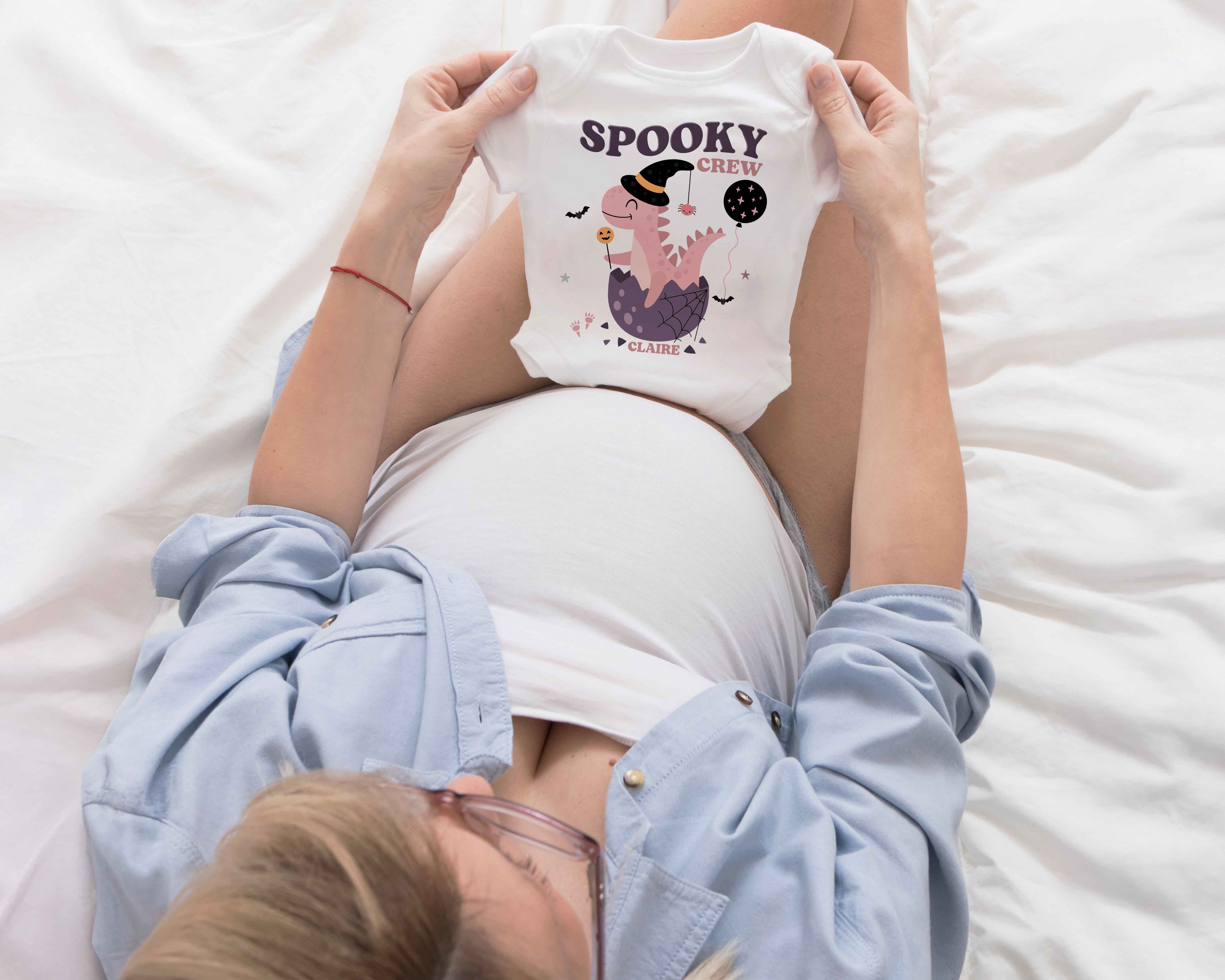 Spooky Crew Matching Outfit for family - Personalized Matching shirt for brothers, Halloween Matching Shirts for Sister, Spooky Crew Outfit