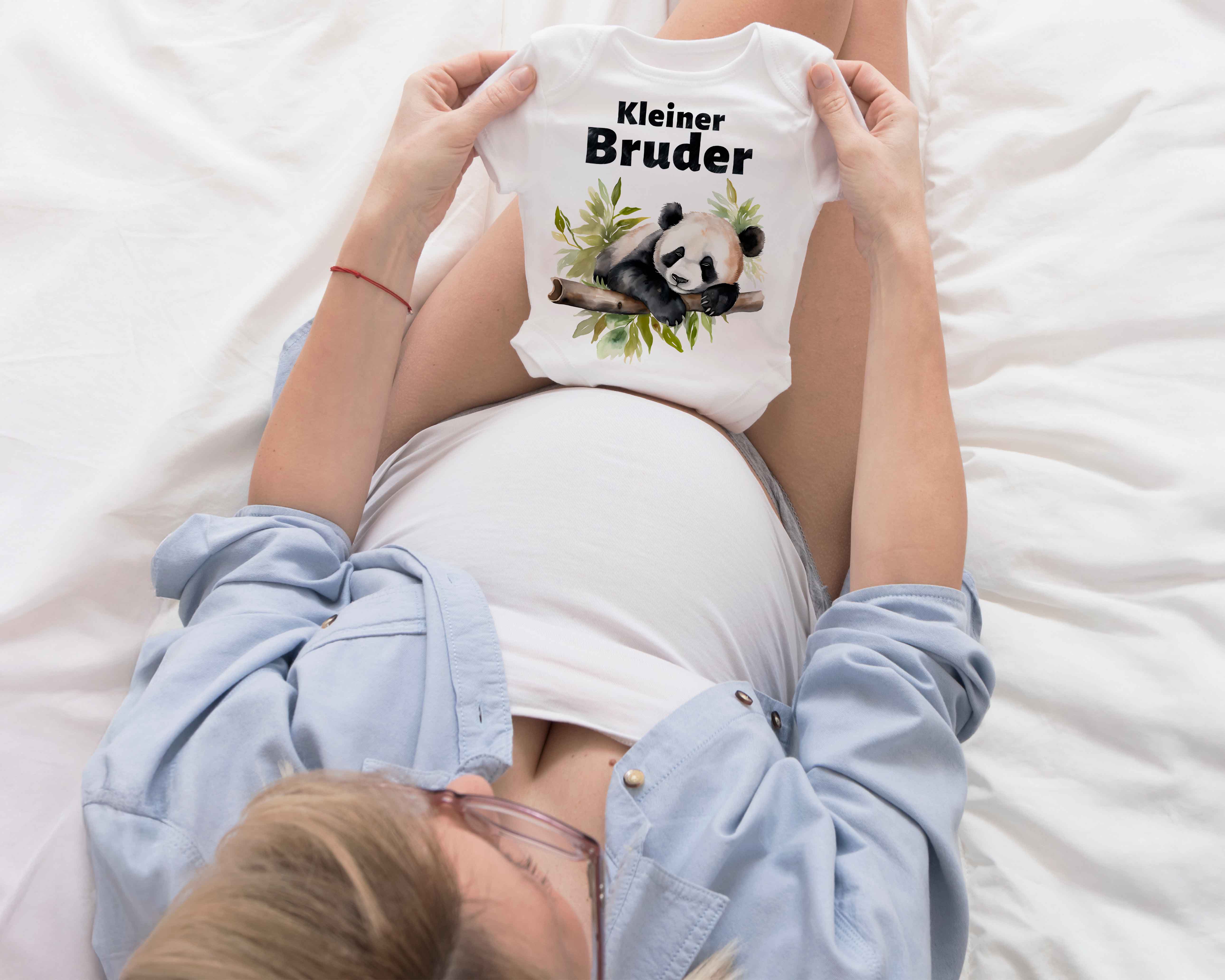 Big Brother & Little Brother Matching Outfit - Panda Sibling Shirts, Panda Bear Theme Matching Outfits - Brother Gift Set, Big Sister
