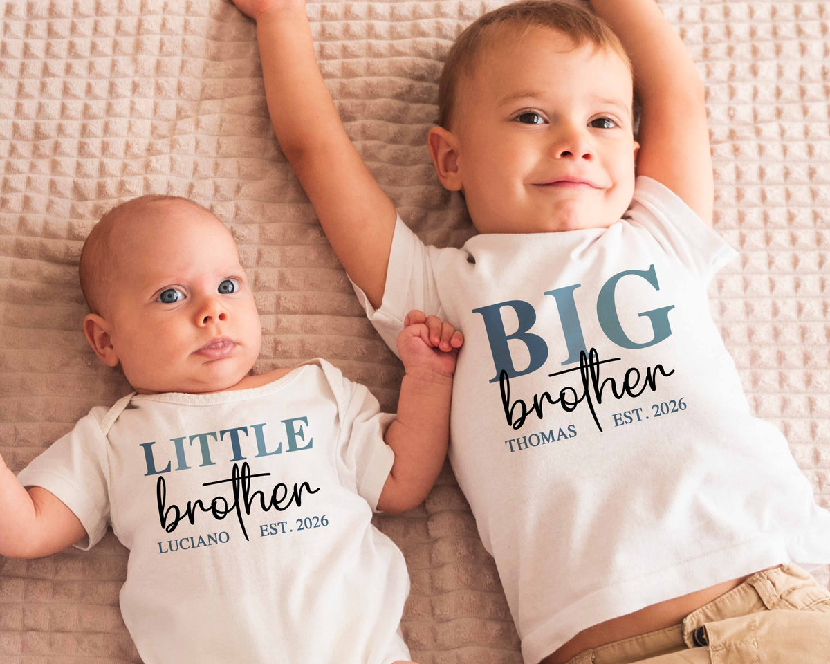 Big Brother & Little Brother Matching Outfit - Sibling Shirts