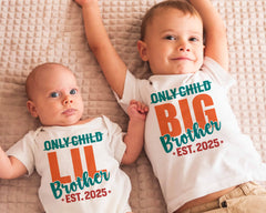 Big Brother & Little Brother Matching Outfit - Matching Sibling Shirts, Matching Outfits - Brother Gift Set, Big Sister Outfit