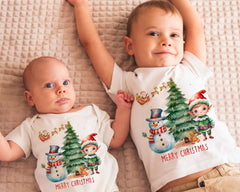 Siblings Christmas Matching Outfit - Christmas Sibling Shirts, Christmas Matching Outfits - Brother Gift Set