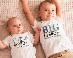 Big Brother & Little Brother Matching Outfit - Sibling Shirts