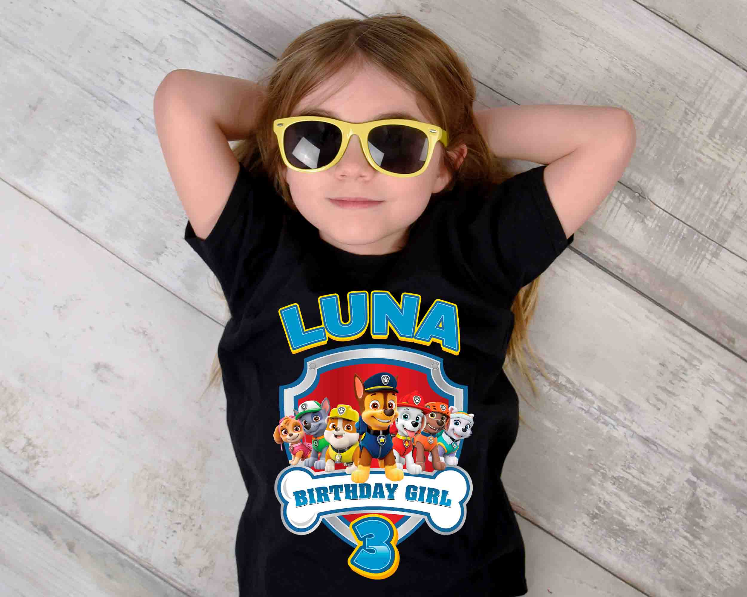 Paw Patrol Matching Family Birthday T-Shirt