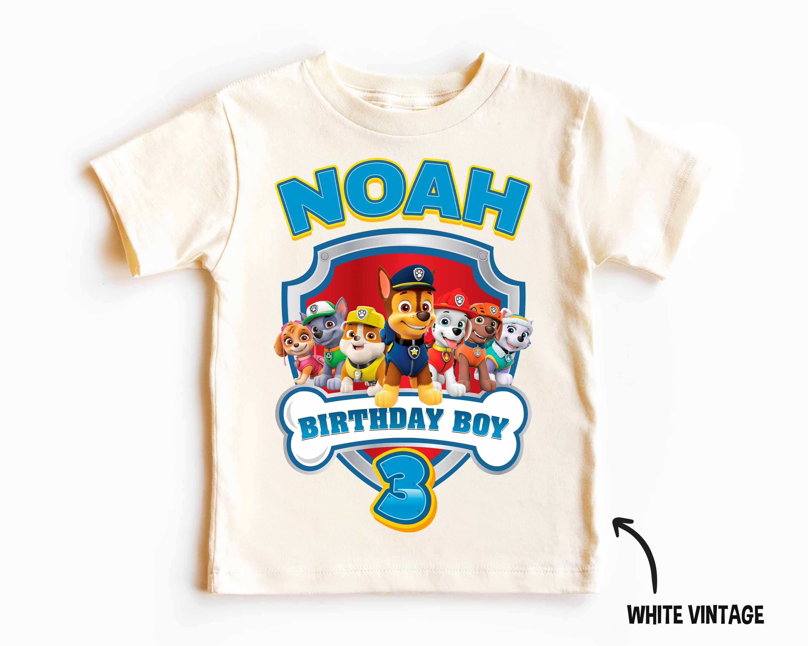 Paw Patrol Matching Family Birthday T-Shirt
